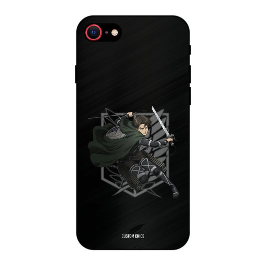 Captain Levi iPhone SE 2020 Mobile Back Cover - Anime PrintShield Case