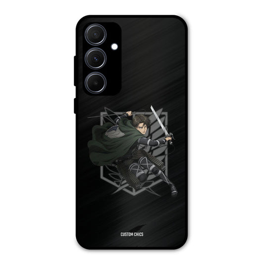 Captain Levi Samsung Galaxy A35 5G Mobile Back Cover - Anime PrintShield Case