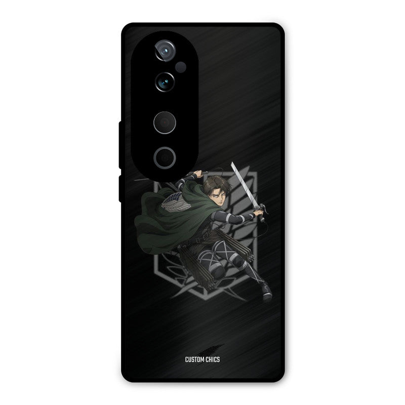 Captain Levi Vivo V40 Mobile Back Cover - Anime PrintShield Case