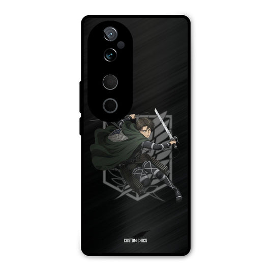 Captain Levi Vivo V40 Mobile Back Cover - Anime PrintShield Case