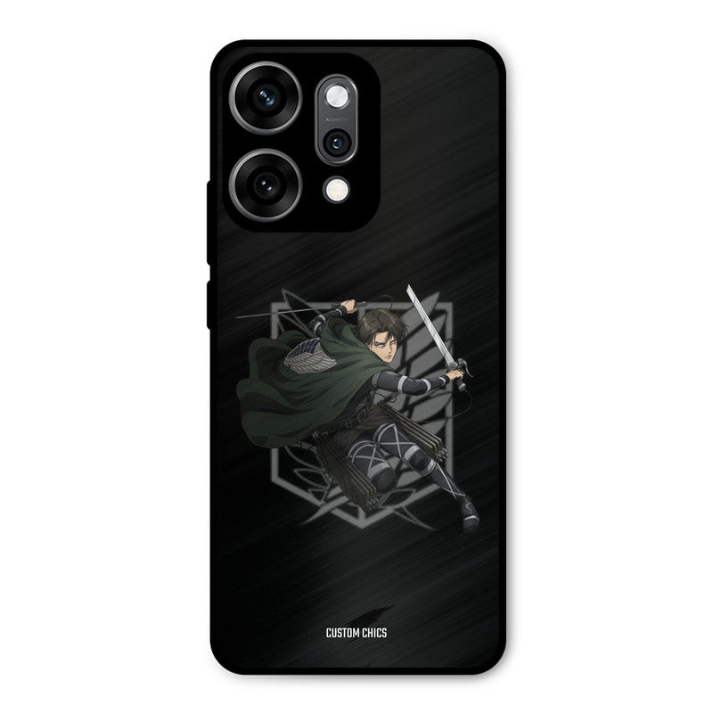 Captain Levi Oppo Reno 14 Pro Mobile Back Cover - Anime PrintShield Case