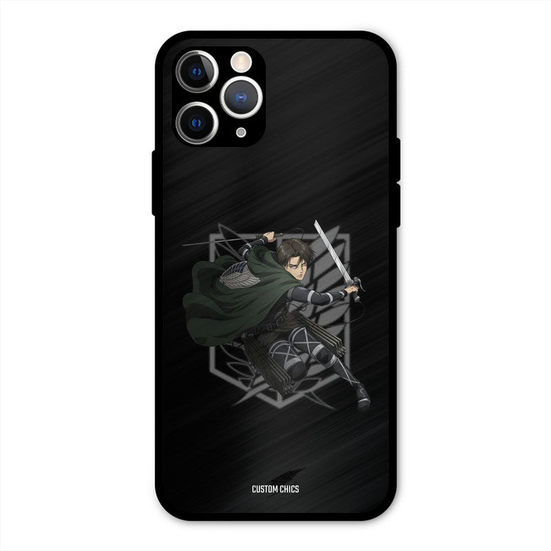 Captain Levi iPhone 11 Pro Mobile Back Cover - Anime PrintShield Case