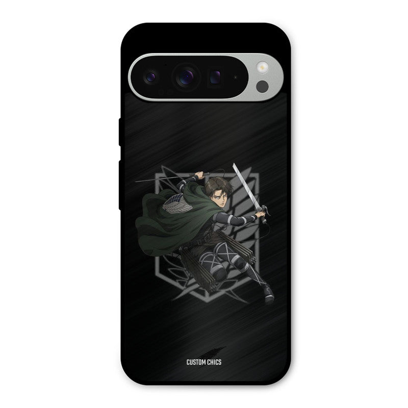 Captain Levi Google Pixel 9 Pro XL Mobile Back Cover - Anime PrintShield Case
