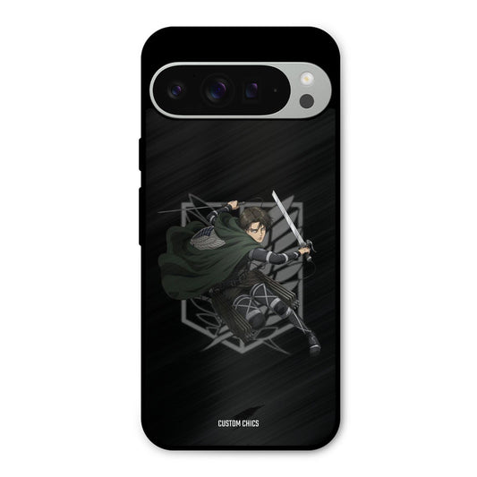 Captain Levi Google Pixel 9 Pro XL Mobile Back Cover - Anime PrintShield Case