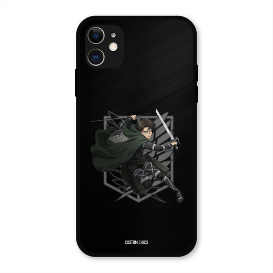 Captain Levi iPhone 11 Mobile Back Cover - Anime PrintShield Case