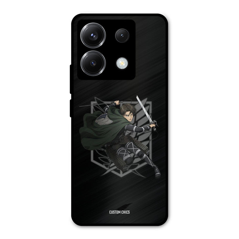Captain Levi Poco X6 Mobile Back Cover - Anime PrintShield Case