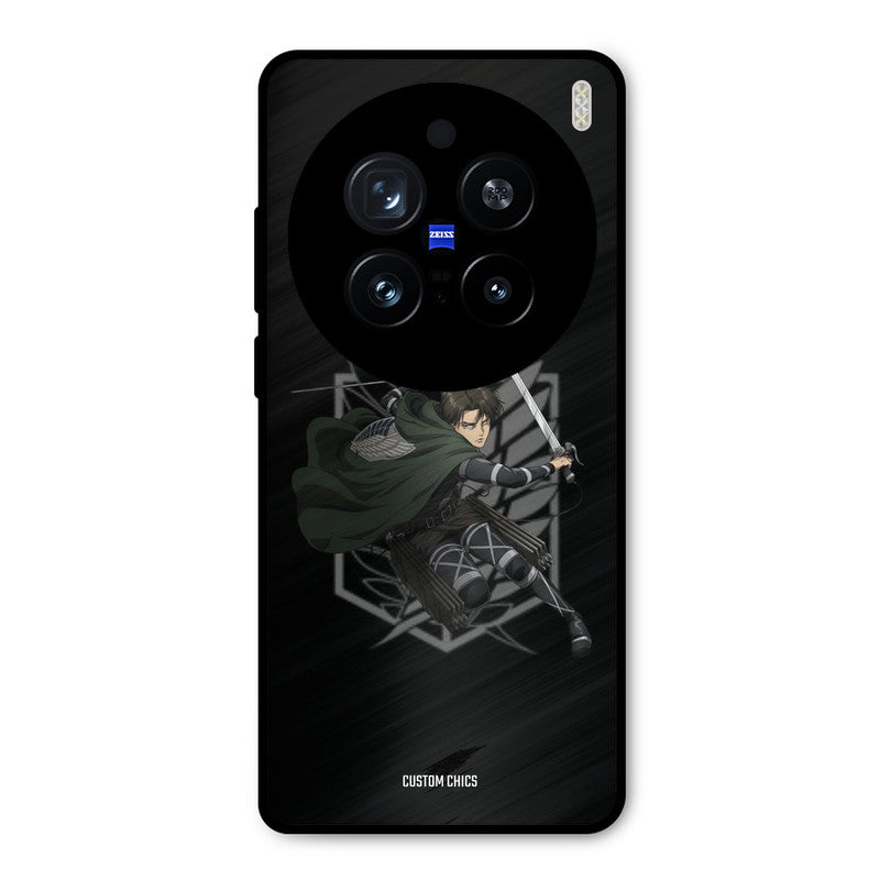 Captain Levi Vivo X200 Pro Mobile Back Cover - Anime PrintShield Case