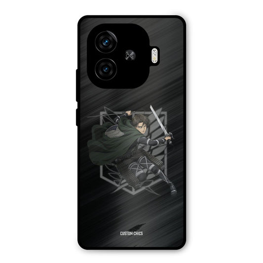 Captain Levi iQoo Z9 Turbo Mobile Back Cover - Anime PrintShield Case