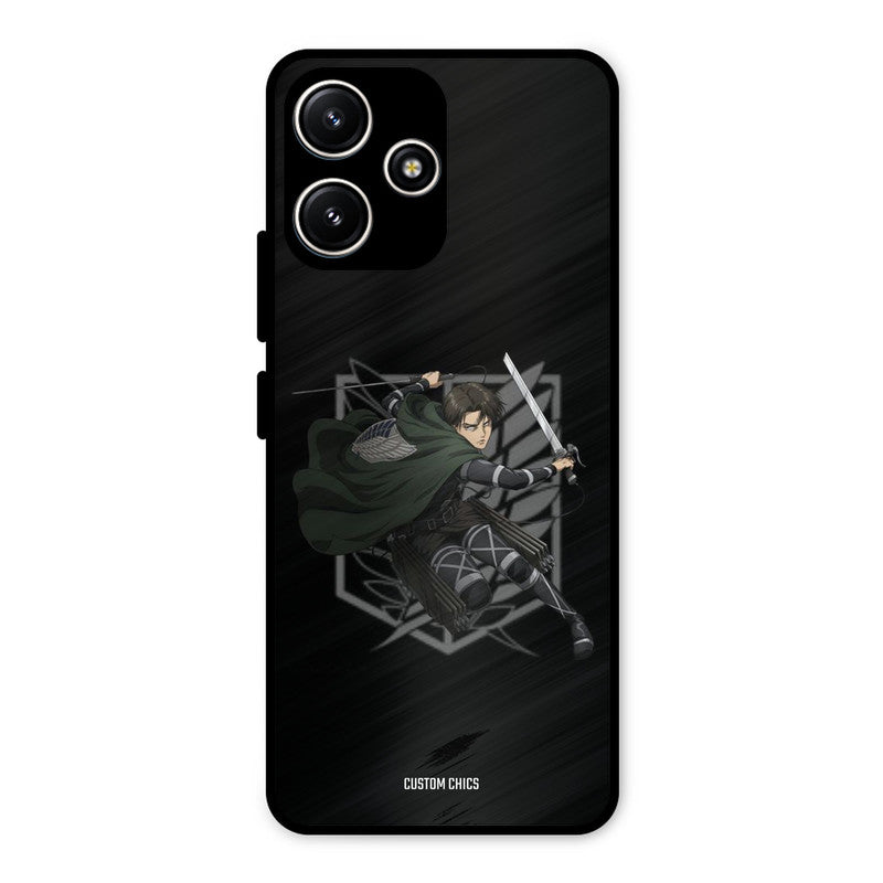 Captain Levi Redmi 12 5G Mobile Back Cover - Anime PrintShield Case
