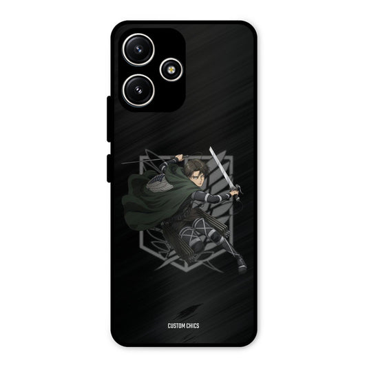 Captain Levi Redmi 12 5G Mobile Back Cover - Anime PrintShield Case