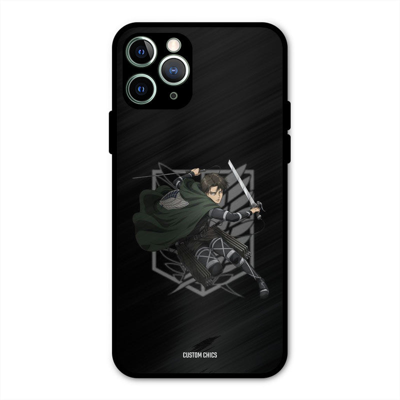 Captain Levi iPhone 11 Pro Max Mobile Back Cover - Anime PrintShield Case