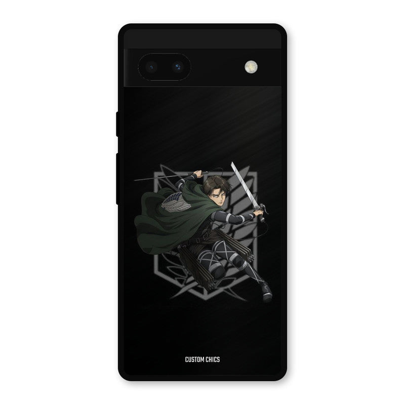 Captain Levi Google Pixel 6a Mobile Back Cover - Anime PrintShield Case