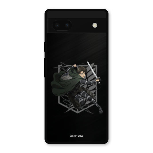 Captain Levi Google Pixel 6a Mobile Back Cover - Anime PrintShield Case