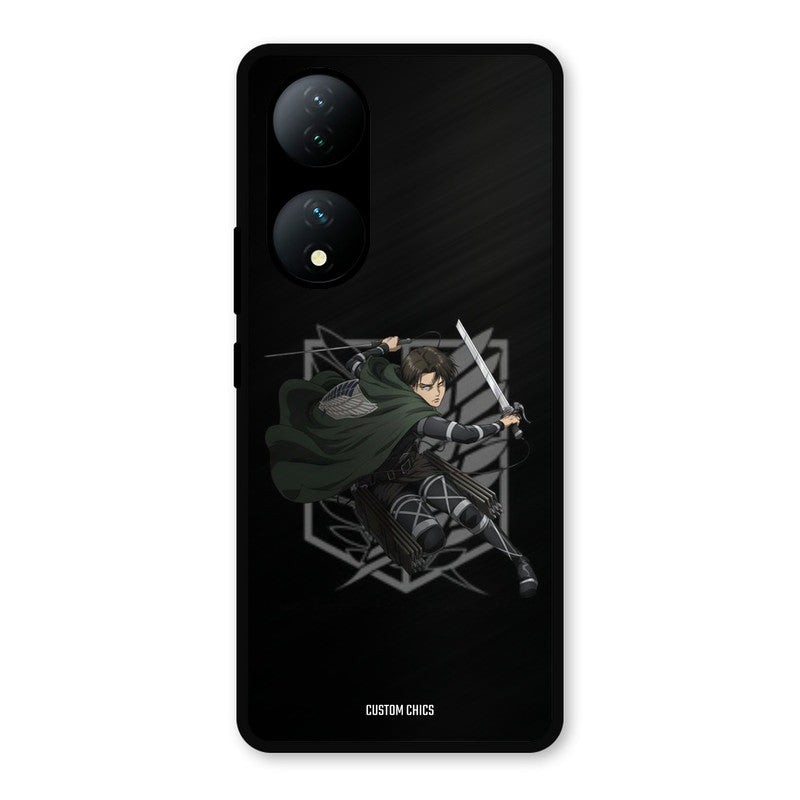 Captain Levi Vivo Y100A Mobile Back Cover - Anime PrintShield Case