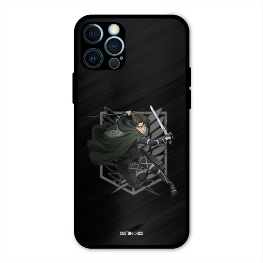 Captain Levi iPhone 12 Pro Mobile Back Cover - Anime PrintShield Case
