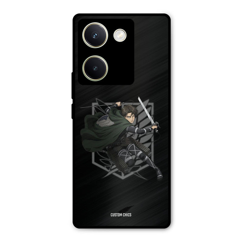 Captain Levi Vivo Y200 Pro Mobile Back Cover - Anime PrintShield Case