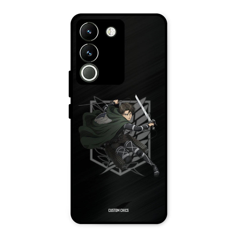 Captain Levi Vivo Y200 Mobile Back Cover - Anime PrintShield Case
