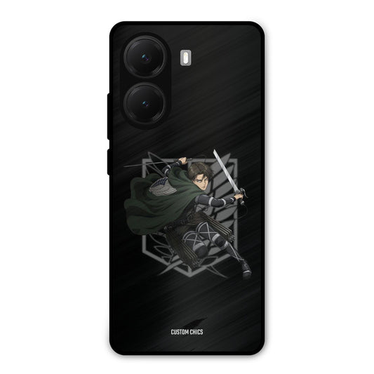 Captain Levi Poco X7 Pro Mobile Back Cover - Anime PrintShield Case