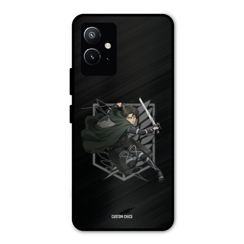 Captain Levi Vivo Y75 5G Mobile Back Cover - Anime PrintShield Case