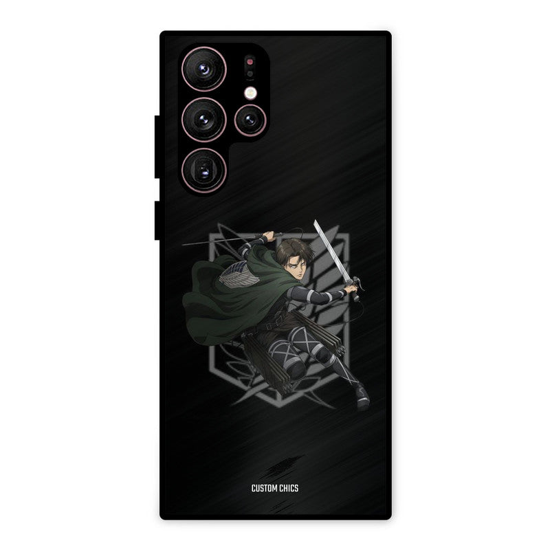Captain Levi Samsung Galaxy S22 Ultra Mobile Back Cover - Anime PrintShield Case