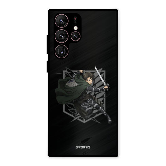 Captain Levi Samsung Galaxy S22 Ultra Mobile Back Cover - Anime PrintShield Case