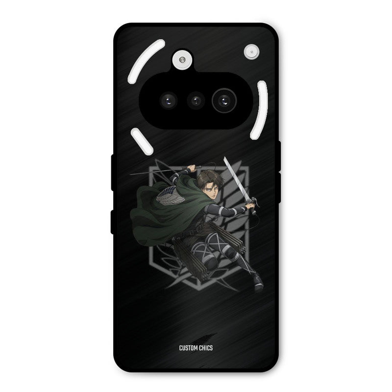 Captain Levi Nothing Phone 3A Mobile Back Cover - Anime PrintShield Case