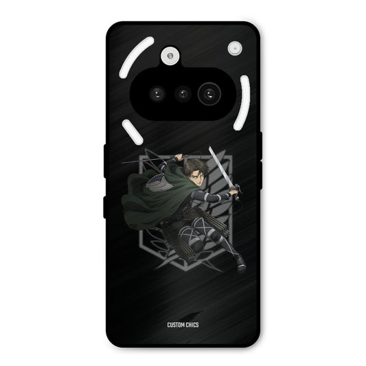 Captain Levi Nothing Phone 3A Mobile Back Cover - Anime PrintShield Case