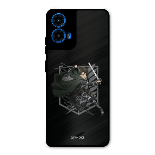 Captain Levi Moto G45 Mobile Back Cover - Anime PrintShield Case