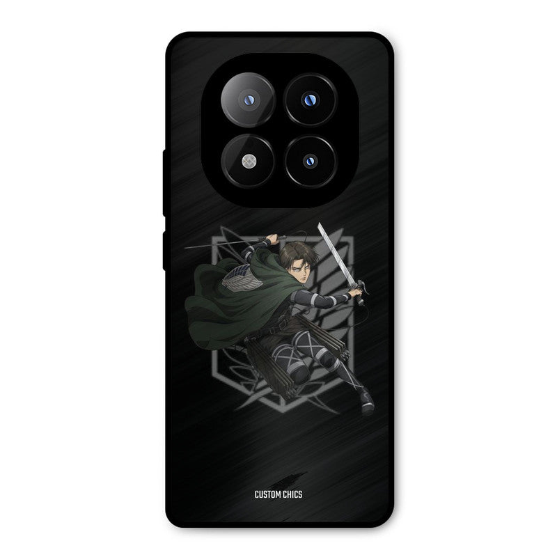 Captain Levi Redmi Note 14 Pro Plus 5G Mobile Back Cover - Anime PrintShield Case