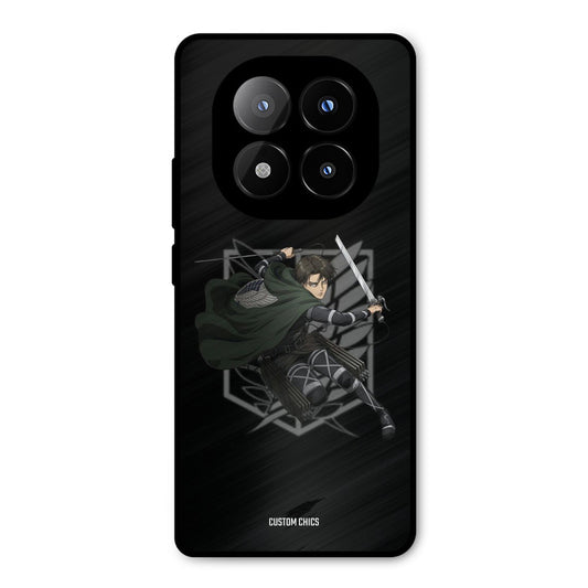 Captain Levi Redmi Note 14 Pro Plus 5G Mobile Back Cover - Anime PrintShield Case