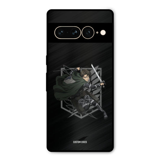 Captain Levi Google Pixel 7 Pro Mobile Back Cover - Anime PrintShield Case