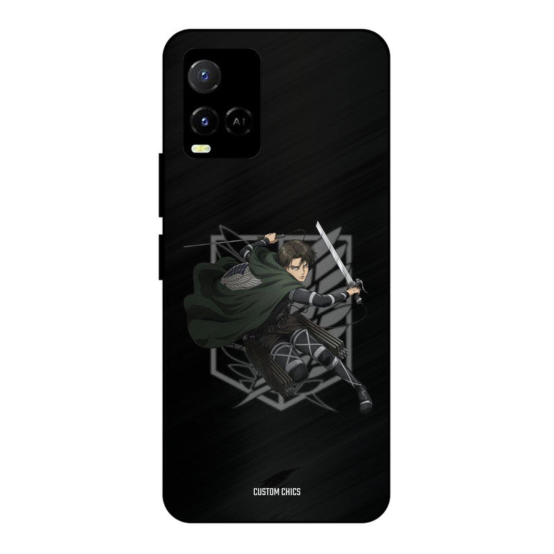 Captain Levi Vivo Y33s Mobile Back Cover - Anime PrintShield Case