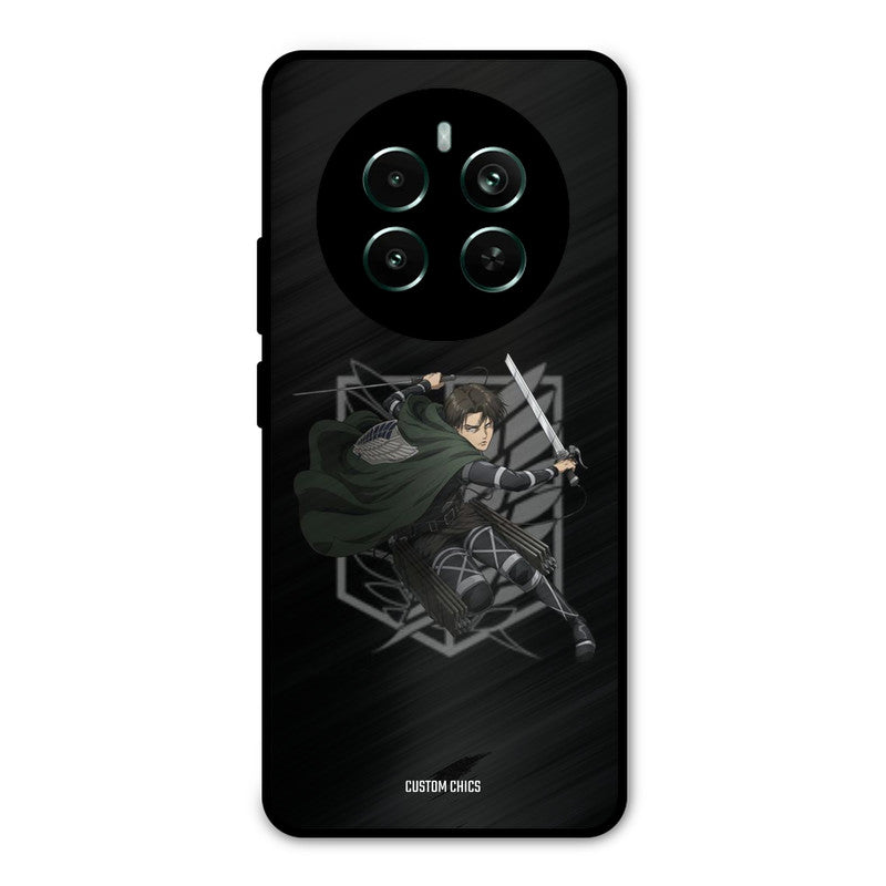 Captain Levi Realme 12 Plus Mobile Back Cover - Anime PrintShield Case