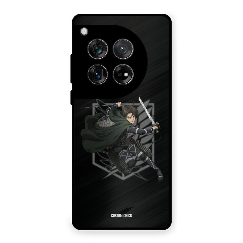Captain Levi OnePlus 12 Mobile Back Cover - Anime PrintShield Case