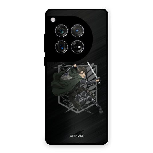 Captain Levi OnePlus 12 Mobile Back Cover - Anime PrintShield Case