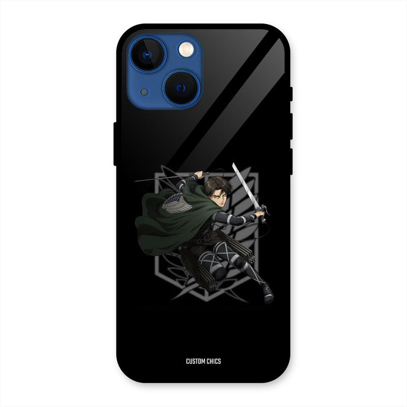 Captain Levi iPhone 13 Mini Mobile Back Cover - Anime PrintShield Case