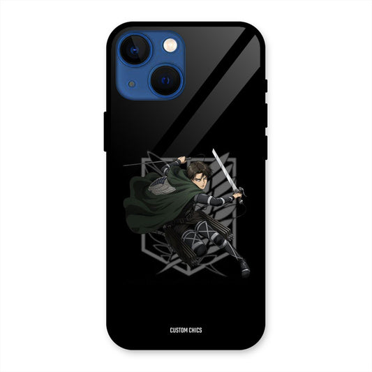 Captain Levi iPhone 13 Mini Mobile Back Cover - Anime PrintShield Case