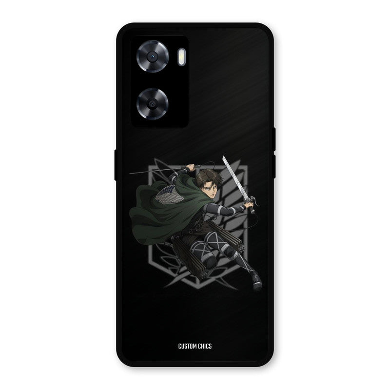 Captain Levi Oppo A57 2022 Mobile Back Cover - Anime PrintShield Case
