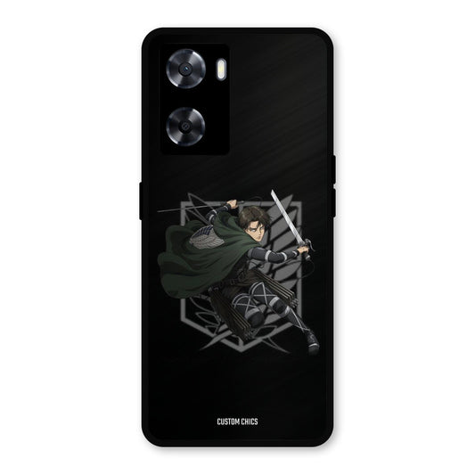 Captain Levi Oppo A57 2022 Mobile Back Cover - Anime PrintShield Case