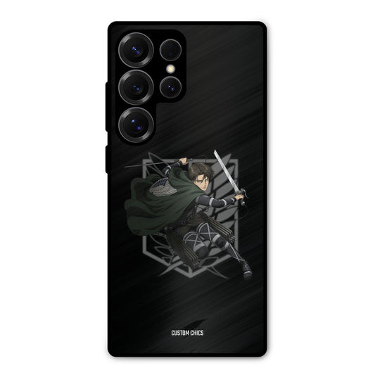 Captain Levi Samsung Galaxy S25 Ultra Mobile Back Cover - Anime PrintShield Case