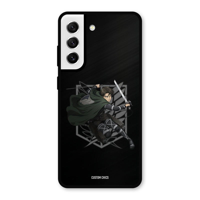 Captain Levi Samsung Galaxy S21 FE 5G Mobile Back Cover - Anime PrintShield Case
