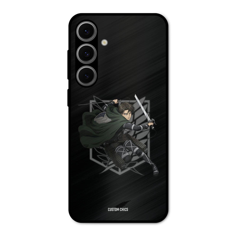 Captain Levi Samsung Galaxy S24 Mobile Back Cover - Anime PrintShield Case