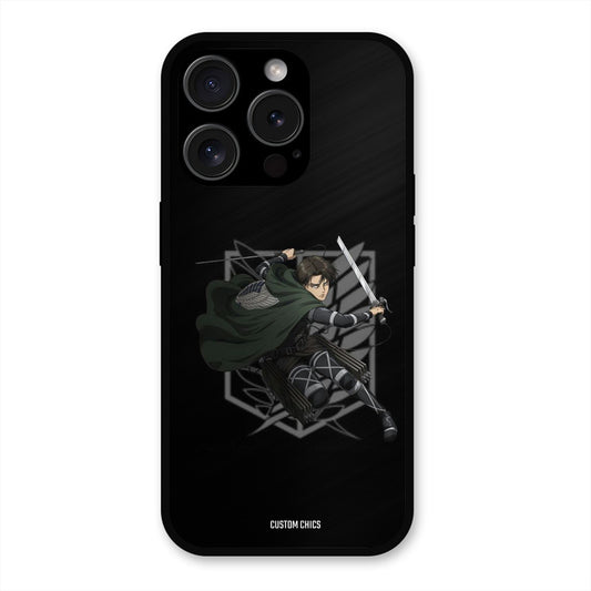 Captain Levi iPhone 15 Pro Max Mobile Back Cover - Anime PrintShield Case