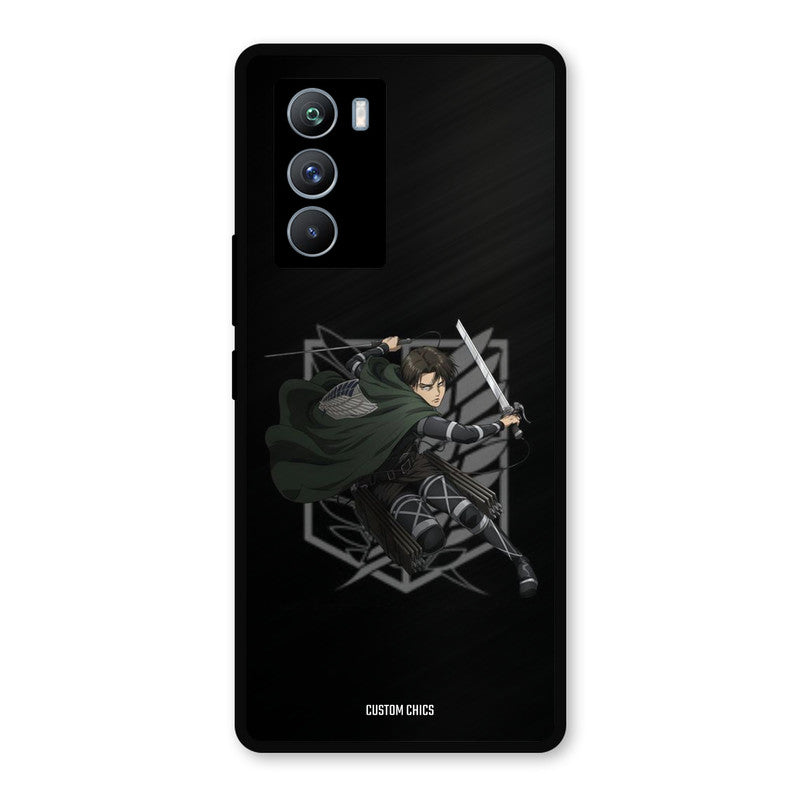 Captain Levi iQOO 9SE Mobile Back Cover - Anime PrintShield Case