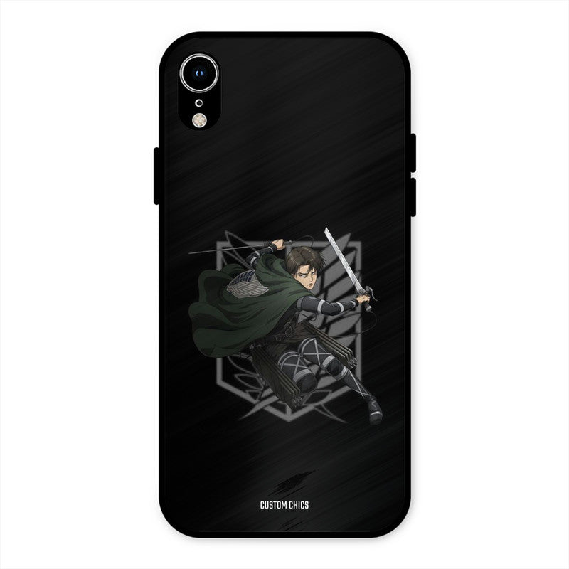 Captain Levi iPhone XR Mobile Back Cover - Anime PrintShield Case