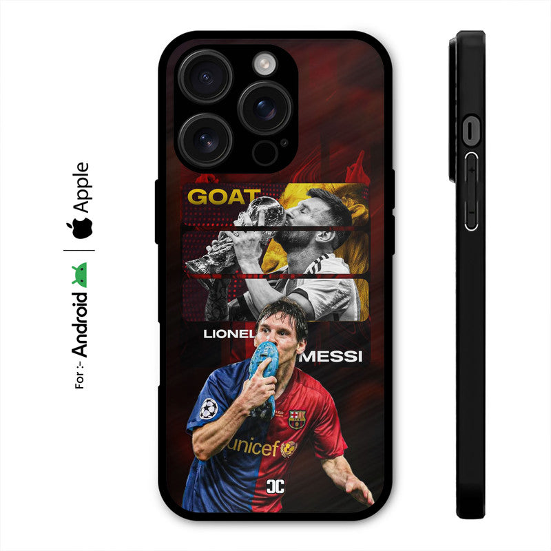 Celebrating Messi Case – Premium PrintShield Mobile Cover