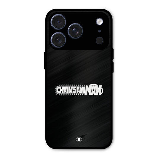 Chainsaw Logo iPhone 17 Pro Max Mobile Back Cover - Anime PrintShield Case