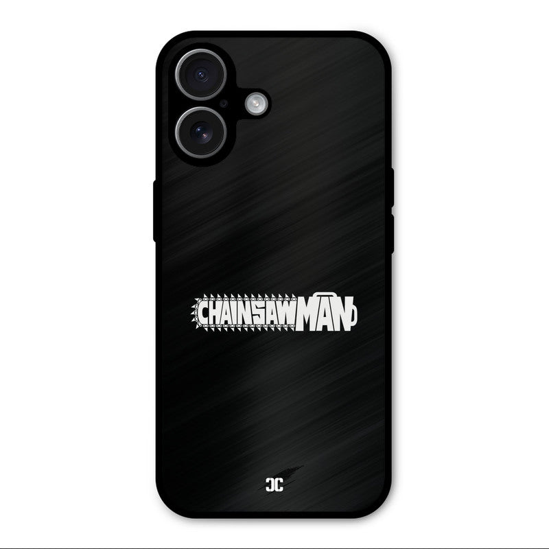 Chainsaw Logo iPhone 17 Mobile Back Cover - Anime PrintShield Case