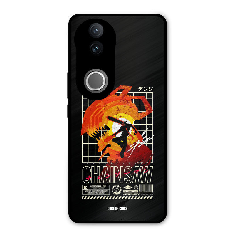 Chainsaw Typo Vivo V50 Mobile Back Cover - Anime PrintShield Case