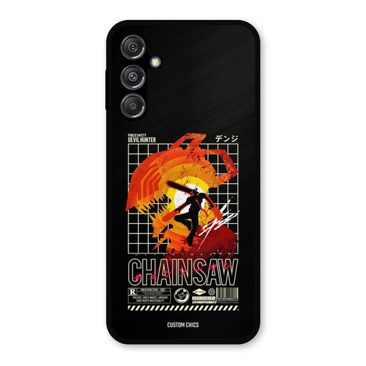 Chainsaw Typo Samsung Galaxy M34 5G Mobile Back Cover - Anime PrintShield Case
